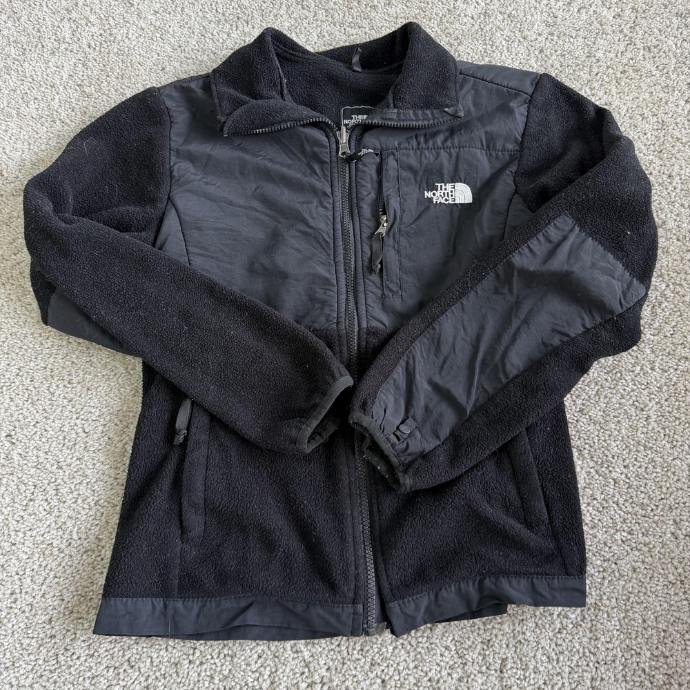 The North Face Jacket Womens M Black Fleece Full Zip Polartec Recycled